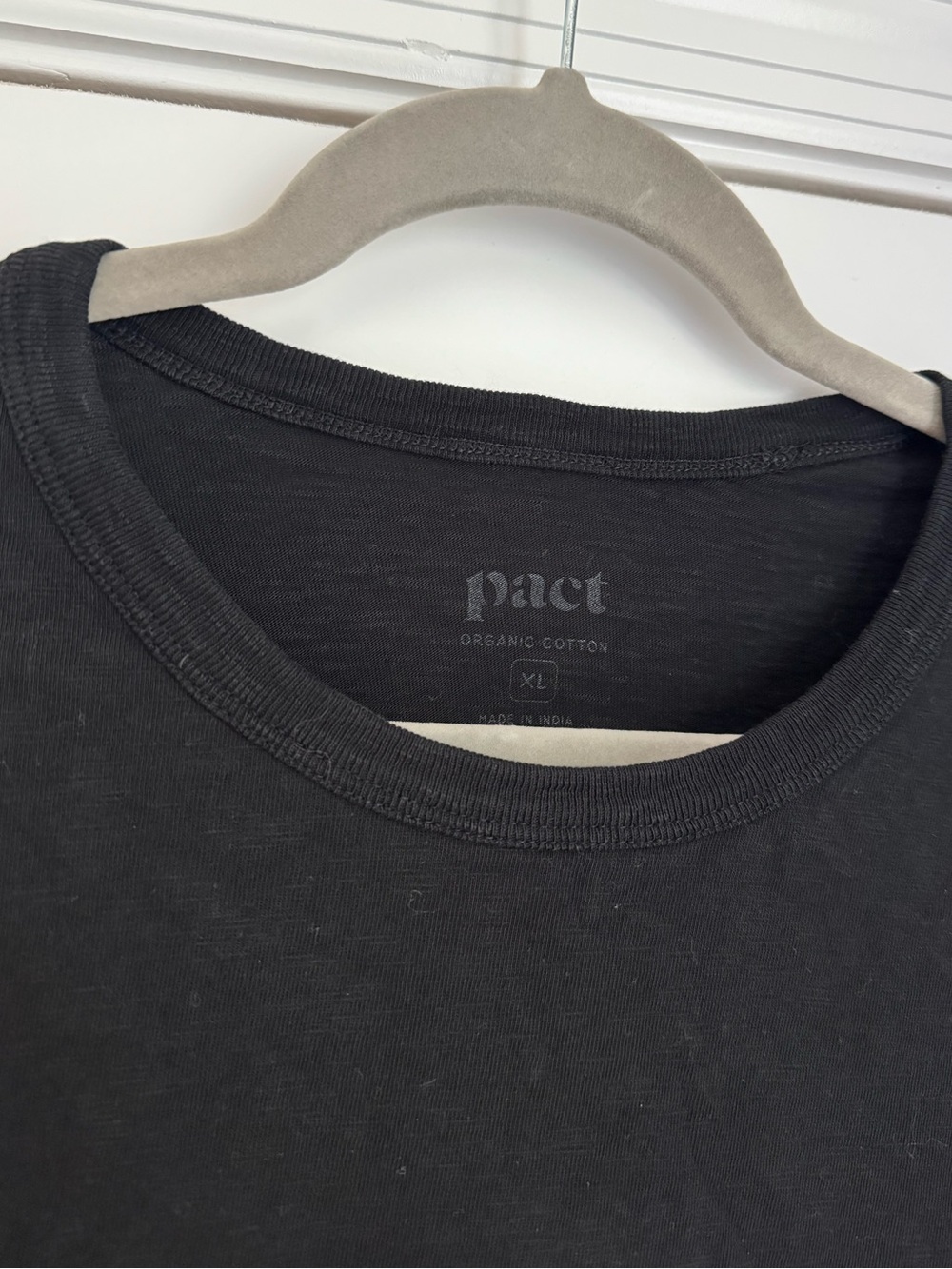 Pact Soft-Slub Essential Easy Tee Maxi Dress - Picture 8 of 8